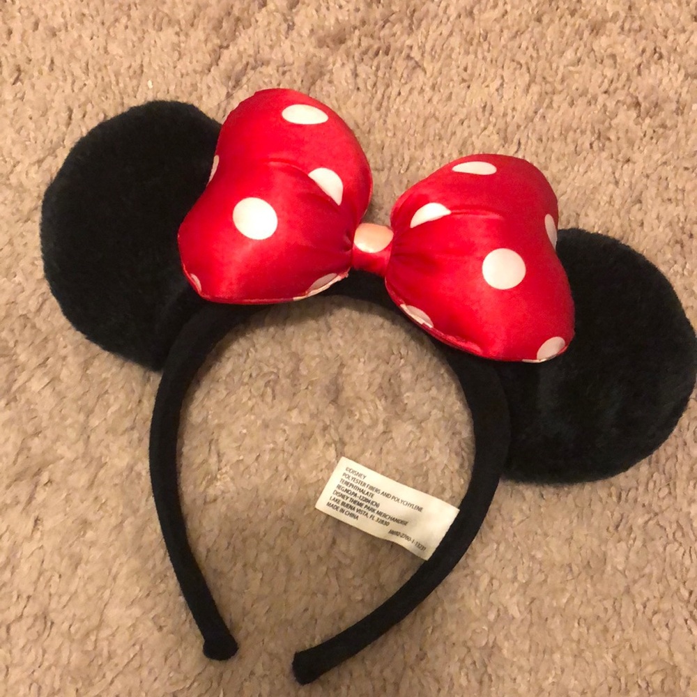 Disney Red and White Polka dot Minnie Ears